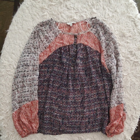 Lucky Brand Tops - Lucky Brand Peasant Top M